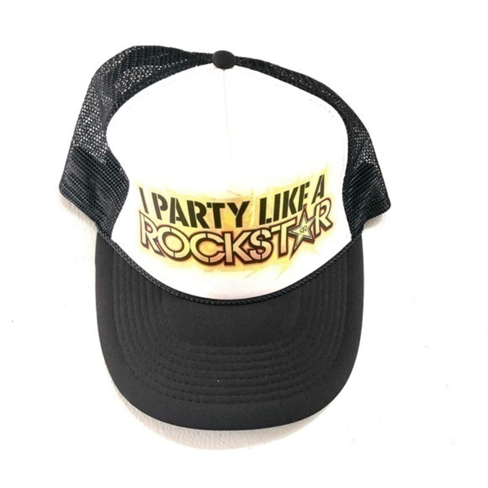 Rockstar Men's Meshback Hat "Party Like a Rockstar"